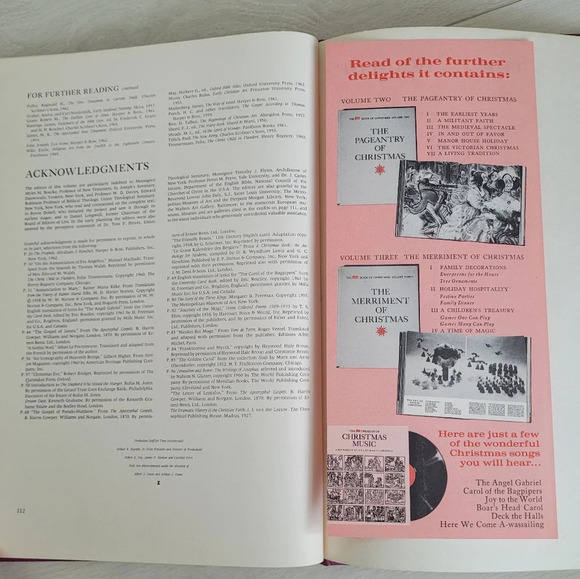 The LIFE Book  of Christmas 1963 Volumes 1 and 2 History Traditions Hardcover - Picture 15 of 16